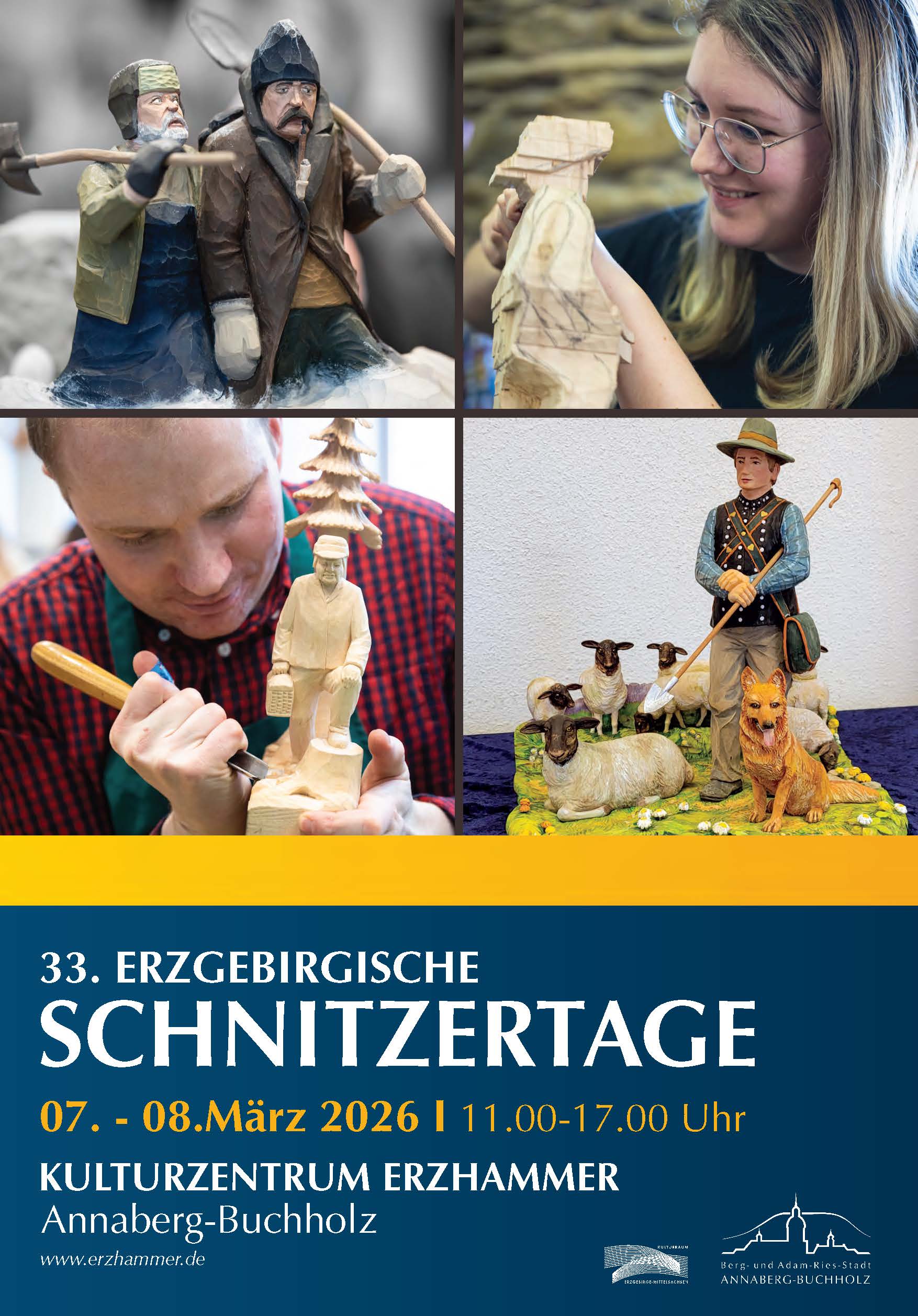 Plakat Schnitzertage Erzgebirge